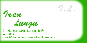 iren lungu business card
